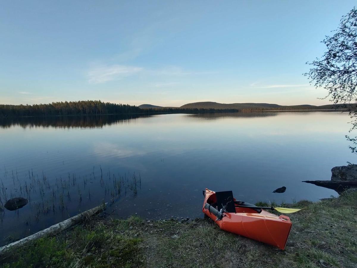Lagomhuset - A Peaceful Holiday In Swedish Lapland Vidsel Buitenkant foto